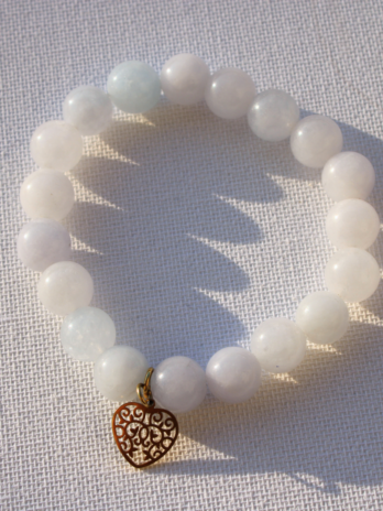 Magiczny  jadeit- bransoletka z kamieni naturalnych